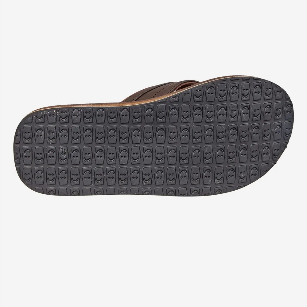 COPY - Sanuk Men’s Brown Flip Flops - Picture 3 of 6